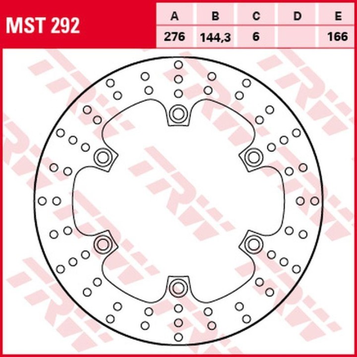 TRW zf tarcza hamulcowa przód yamaha fjs 400 silverwing '09-'16, fjs 600 silverwing '03-'16, tył honda nt 700V deauville '06-'0…