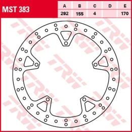 TRW zf tarcza hamulcowa przód yamaha yzf 125R '08-'13 (292X155X4MM)
