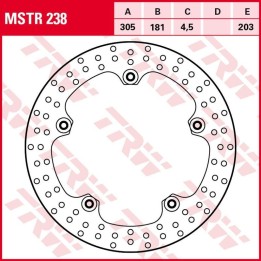 TRW zf tarcza hamulcowa przód bmw r 1100S '98-'00, r 1200GS/ADV '04-'07 (305X181X4,5MM)