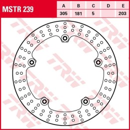 TRW zf tarcza hamulcowa przód bmw r 850C/GS/R '05-'01, r 1150GS/ADV '99-'05, r 1200 HP2 '04-'06 (305X181X5MM)