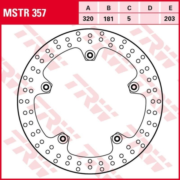 TRW zf tarcza hamulcowa przód bmw r 850R/RT '01-'07, r 1100S '01-'05, r 1150R/RS/RT '04-'06, k 1200S/GT '05-'08, k 1200LT '99-'…