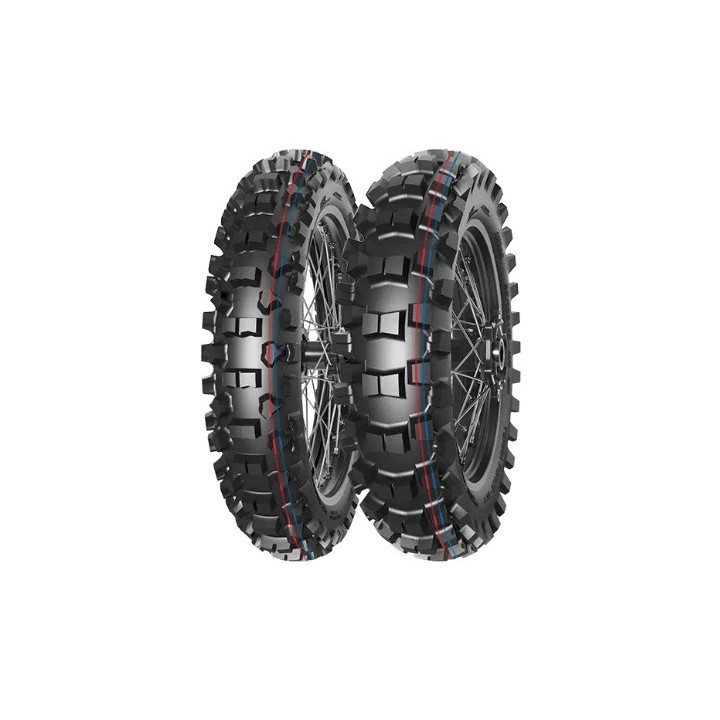 MITAS OPONA 90/100-12 TERRA FORCE-MX IT PIT CROSS (CZERWONO-NIEBIESKI PASEK) 46M TT TYŁ DOT 2025 (DOT:JXDP/XMDP/JMDP/XODP/JJDP/X