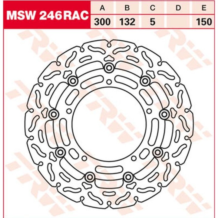 TRW zf tarcza hamulcowa przód yamaha yzf R25, yzf R3, MT-03 '15-, FZ-6N/S fazer '04-'10, XJ6 600N/F/S diversion '09-'16, yzf R6…