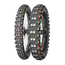 MITAS OPONA 120/80-19 TERRA FORCE MX-MH MEDIUM/HARD 63M TT (CZERWONY/ZIELONY PASEK) TYŁ DOT 2022 (DOT:TCDD/TTDD) (26516) (ZAMIEN