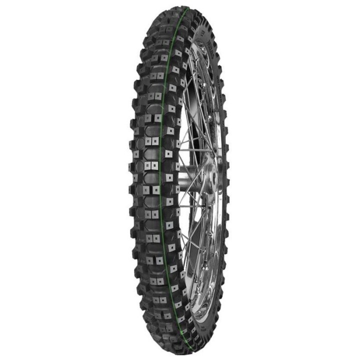 MITAS OPONA 90/90-21 (3.00-21) ENDURO TRAIL-RALLY MH SUPER LIGHT (ZIELONY PASEK) 54R M+S PRZÓD DOT 37-52/2023 (460145) (ZAMIENNI