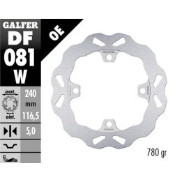 GALFER tarcza hamulcowa tył honda cb 400X/F '13-; cb 500F/X (ABS) '13-'21; cb 650F '14-; cb 650R '19-'23; cbr 650R '19-'23; for…