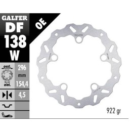 GALFER tarcza hamulcowa przód honda cb 125R '18-; cb 250R '18-; cb 300R '18; cb 500F/X '22-; cbr 500R '22-; cb 750 hornet '22-…