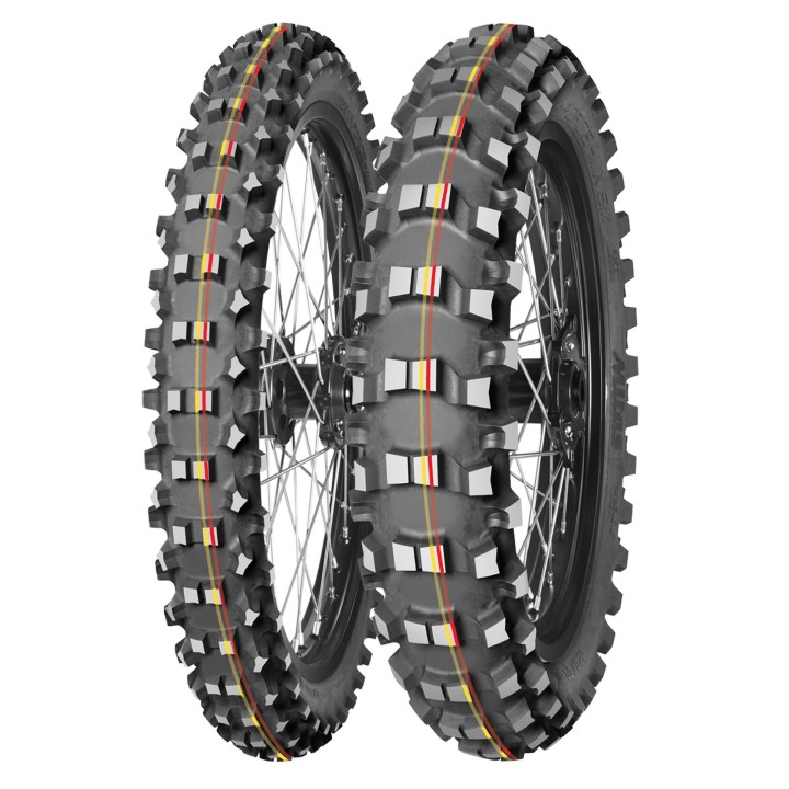 MITAS OPONA 70/100-19 TERRA FORCE-MX SM SOFT/MEDIUM 42M (CZERWONO-ŻÓŁTY PASEK) TT TYŁ DOT 2025 (DOT:JDDP/XJDP/JTDP) (460067) (ZA