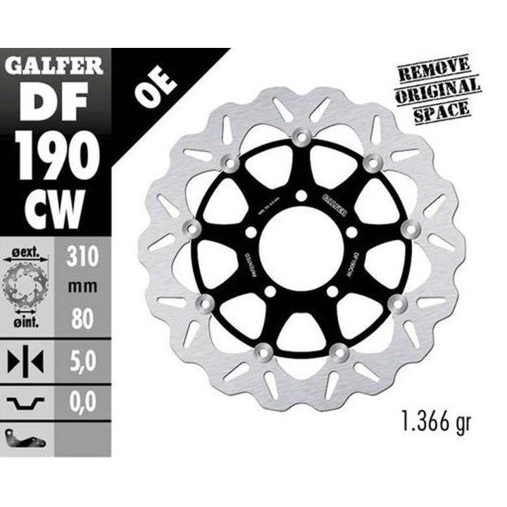 GALFER tarcza hamulcowa przód kawasaki z 800 '13-; ZX-6R (636) '13-; zx 10R ninja '08-; versys 1000 '15-; gtr 1400 '07-; zzr 14…