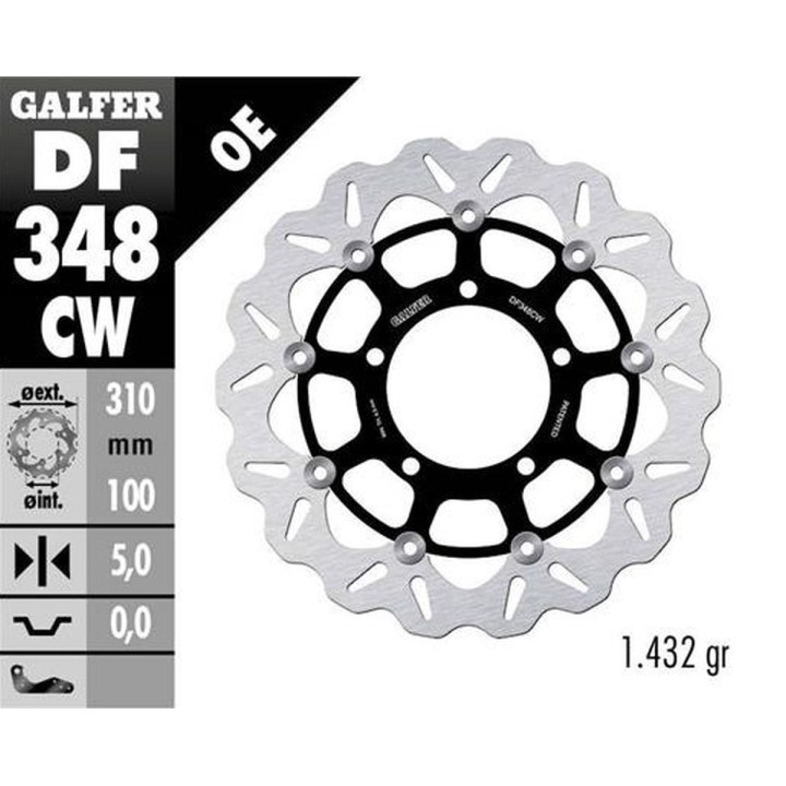 GALFER tarcza hamulcowa przód suzuki gsx-r 600 '06-'07; gsx-r 750 '06-'07; gsx-r 1000 '05-'08; m 109R boulevard; vzr 1800 intru…