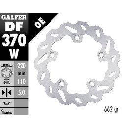 GALFER tarcza hamulcowa tył suzuki gsx-r 1000 '16- (wave fixed) (220X110X5MM)