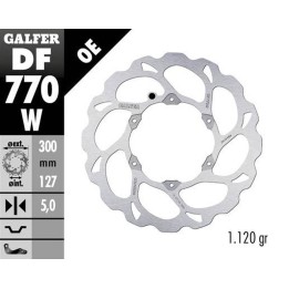 GALFER tarcza hamulcowa przód ktm 690R enduro '08-'23; 950R super enduro '06-; 990 adventure '06-; 990R super enduro '06-; husq…