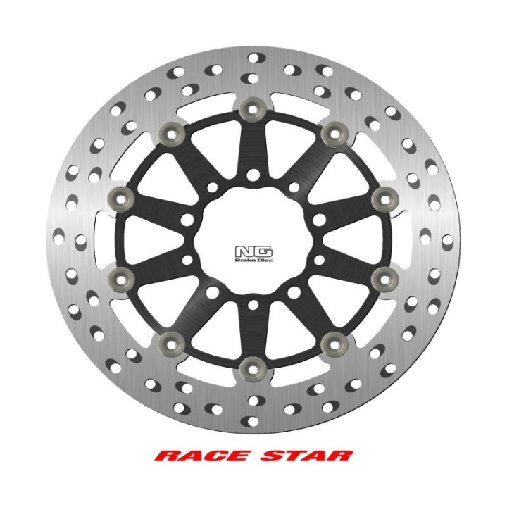 NG tarcza hamulcowa przód race star premium kawasaki er 6N/F '05-'17, ZX-6/ZX-6R 600 ninja '05-'18, ZX-6R 636 '22, (298X80X5MM)…