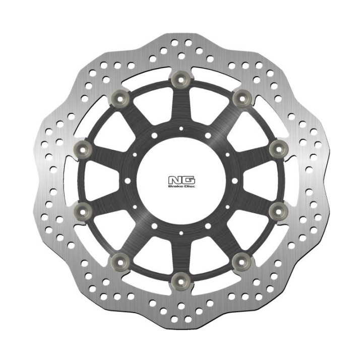NG tarcza hamulcowa przód cbr 250RR '16-'21, cbr 300RR '17-'18 (310X94X4,5MM) (6X8,25/6,25) wave (środek aluminiowy)
