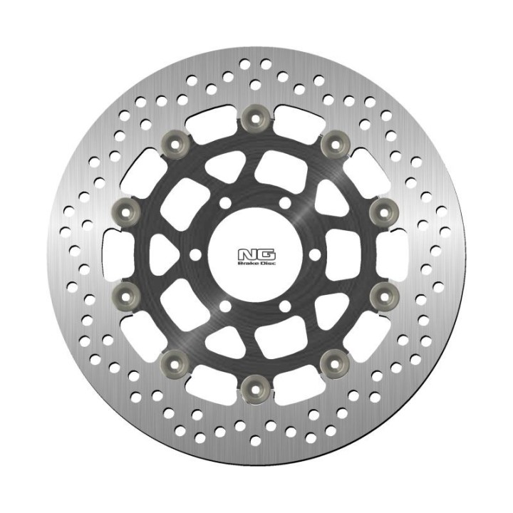NG tarcza hamulcowa przód yamaha tz 250 '93, (280X64X5MM) (6X8,25MM) (środek aluminiowy)