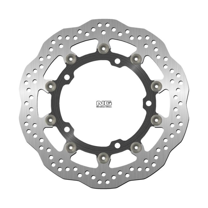 NG tarcza hamulcowa przód kawasaki ninja 400 / z 400 '18-'22, ZX-25R '21-'22 (310X141,75X5MM) (5X10,25MM) wave (środek aluminio…