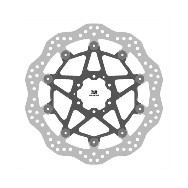 NG tarcza hamulcowa przód honda xl 750 transalp '23-'25 , (310X62X4,5MM) (6X6,25MM) wave (środek aluminiowy)