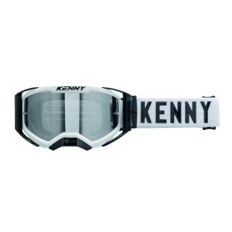 KENNY RACING GOGLE PERFORMANCE EVO 2 WHITE-CLEAR LENS- SZYBKA PRZEŹROCZYSTA