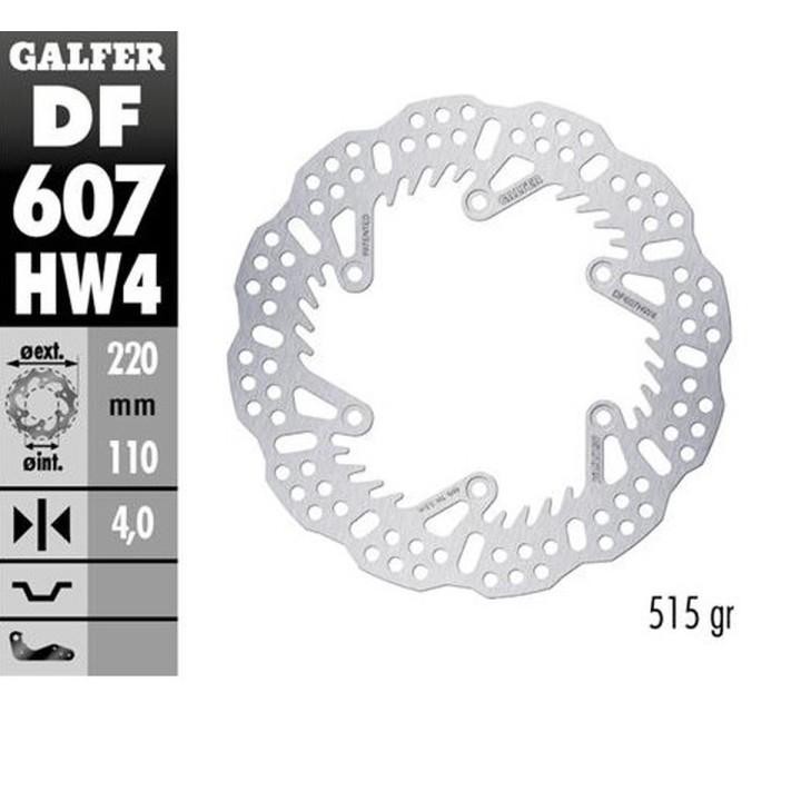 GALFER tarcza hamulcowa tył ktm sx/exc/sx-f/exc-f '93-'23; GS/MX/LC4 '93-'23; gas gas ec/ec-f/mc/mc-f '21-'24; husqvarna tc/te/…