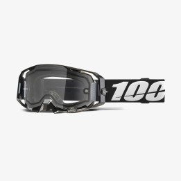 100 PROCENT GOGLE ARMATIC ENDURO MOTO DUAL PANE BLACK - CLEAR LENS - - SZYBKA PRZEŹROCZYSTA