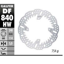 GALFER tarcza hamulcowa tył tm en/mx 125/144/250/300/450/ 530 '15-'24; 125/144 fi en '24-; 250/300/450 fi en '24- (240X114X5MM)…