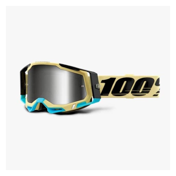100 PROCENT WYPRZEDAŻ GOGLE RACECRAFT 2 AIRBLAST - MIRROR SILVER LENS