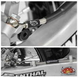 MOTO-MASTER przewód hamulcowy w stalowym oplocie tył ktm sx/sxf/sx-f/exc/excf/exc-f '05- , husqvarna te/tc/fe/fc '14-'16, gasga…
