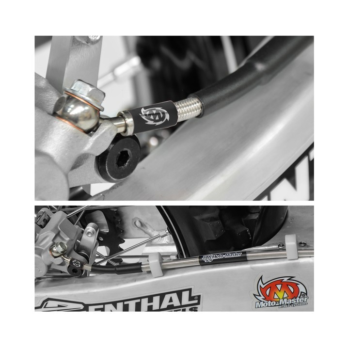 MOTO-MASTER przewód hamulcowy w stalowym oplocie tył ktm sx/sxf/sx-f/exc/excf/exc-f '05- , husqvarna te/tc/fe/fc '14-'16, gasga…
