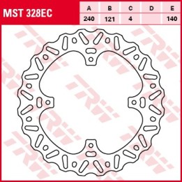 TRW zf tarcza hamulcowa tył honda cr 125 / 250 02-07, cr / crf 250 / 450 '02-'21,