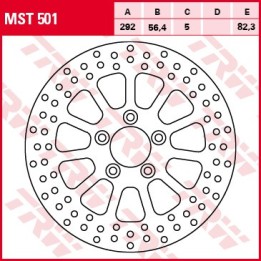 TRW zf tarcza hamulcowa tył harley davidson 883 / 1200 / 1450 / 1584 / 1690 99-14