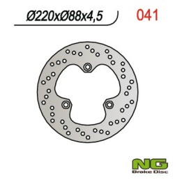 NG tarcza hamulcowa tył honda cbr 500/600F '87-90, vfr 400 '86-88, nsr 400 '85-91, '06-07, cbr 400RR '87-90, (220x88x4,5MM) (3X…