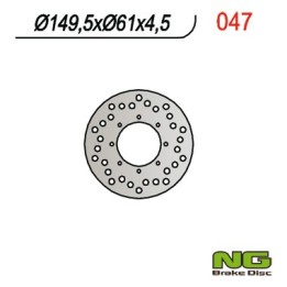 NG tarcza hamulcowa tył polaris sportsman 400/500 '01-03, (149x61x4,5MM) (8X5,5MM)
