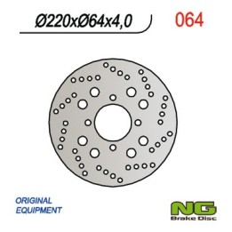 NG tarcza hamulcowa tył suzuki an 125/150 burgman '02-'05 (220X64X4) (4X10,5MM)