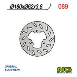 NG tarcza hamulcowa tył derbi senda 50 '95-'03 , sherco factory 50 '19-'21, sm-r '14-'22 , (180X62X3,8) (3X10,50MM)
