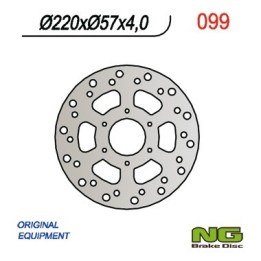 NG tarcza hamulcowa tył derbi GPR50 '97-'03, cagiva 50 mito '98-'99 (220x57x4)