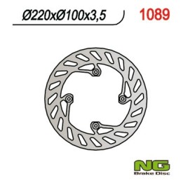 NG tarcza hamulcowa tył beta 50/125 SM/ enduro '06-12 (220X100X3,5) (4X6,5MM)