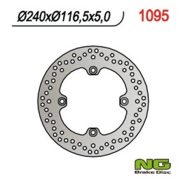 NG tarcza hamulcowa tył honda cbf 500/600/1000, cbr 600F 11-13 (240X116X5) (4X10,5MM)CBF1000 '06-'16