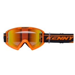 KENNY RACING GOGLE MODEL TRACK+ KID / JUNIOR / DZIECIĘCE ORANGE - RED LENS
