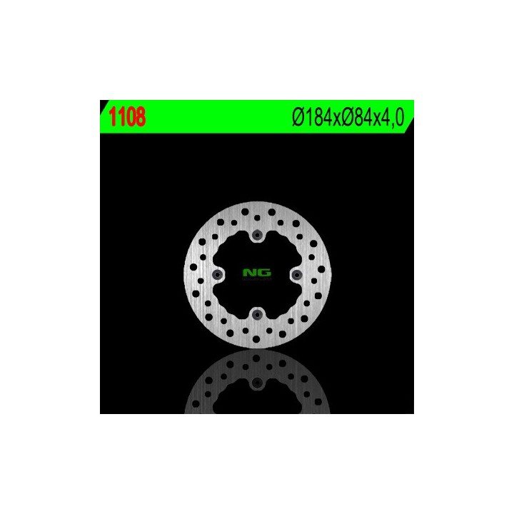 NG tarcza hamulcowa tył kawasaki kx 80 '84-'99 (184X84X4) (4X6,5MM)