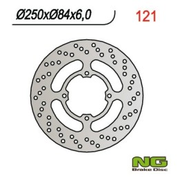 NG tarcza hamulcowa tył suzuki gs 500E/F '89-'08 gsx 600/750 f '89-'97 (250X84X6)
