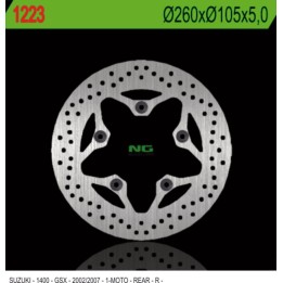 NG tarcza hamulcowa tył suzuki gsx 1400 '02-'07 (260X105X5) (5x10,25mm)