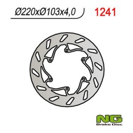 NG tarcza hamulcowa tył bmw g 450 x '08-'11 (220X103X4)