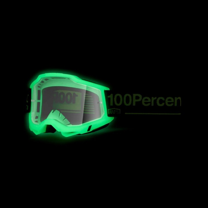 100 PROCENT GOGLE ACCURI 2 GLOW - CLEAR LENS