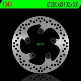 NG tarcza hamulcowa tył aprilia 850 mana 07-17 (206X102X5,0MM) (5X8,5MM)
