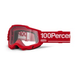 100 PROCENT GOGLE ACCURI 2 WOLG - CLEAR LENS