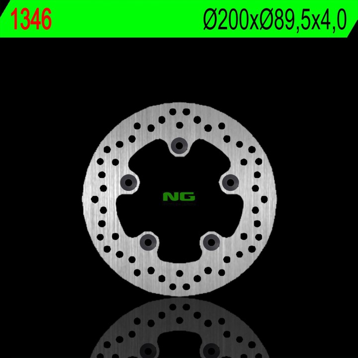 NG tarcza hamulcowa tył kymco grand dink 125/300 12-15, like 125/150/200 09-18 (200X89,5X4,0MM) (5X10,5MM)
