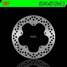 NG tarcza hamulcowa tył piaggio X10 125/350/500 12-17 (240X128X5MM) (5X6,5MM)