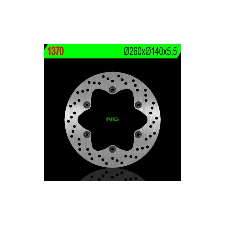 NG tarcza hamulcowa tył suzuki b-king / ABS 1300 '08-'11, b-king konzept 1300 '12-'13 (260X140X5,5MM) (6X10,25MM)