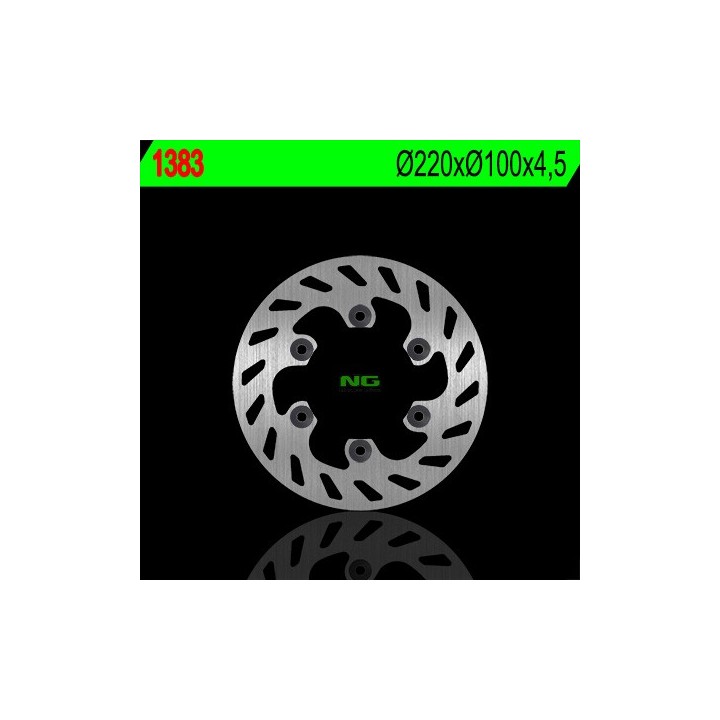 NG tarcza hamulcowa tył kawasaki klx 300 r '97-'07 (220X100X4,5) (6X10,5MM)