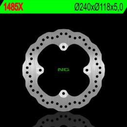 NG tarcza hamulcowa tył honda cbf 500 r/x '13-'21, cbr 500R '13-'21, cb 650F '14-'18, CB650R 19-20 (240X118X5) (4X10,5MM) wave